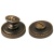 Ручка поворотная WC-BOLT BK6/CL-BB-17 Коричневая бронза