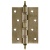 Петля универсальная IN4400UA-BL AB (4BB/A/BL 100x75x2,5) бронза БЛИСТЕР