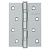 Петля универсальная IN4400U-BL РС (4BB/BL 100x75x2,5) перламутровый хром БЛИСТЕР