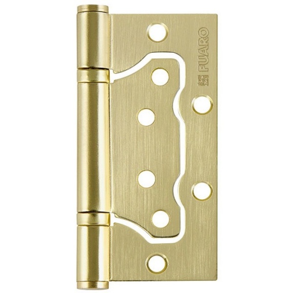 Петля универсальная без врезки IN4500W-BL SB (500-2BB/BL 100x2,5) мат. золото БЛИСТЕР
