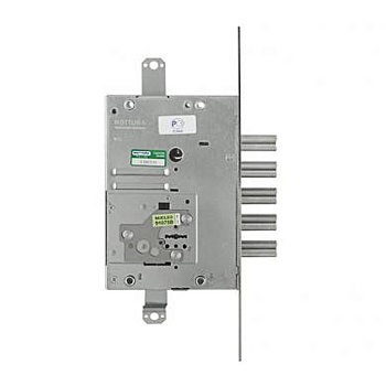 Замок Mottura (Моттура) врезной сувальдный 52.J505M-S MyKey (левый), ключ 60 мм