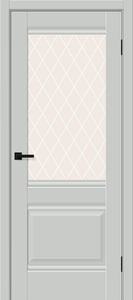 Прима-3 Grey Silk White Сrystal