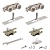 Комплект для раздвижных дверей Comfort - PRO SET 1 /rollers/ 80 (CFA170)