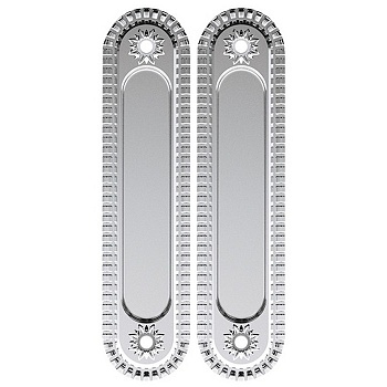 Ручка для раздвижных дверей SH010/CL SILVER-925 Серебро 925