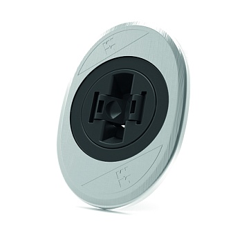 Накладка Mottura (Моттура) на замок 3D KEY, внутренняя 95.503B0 /глубина 10 (Мат. хром), 1 шт