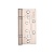 Петля Punto (Пунто) универсальная без врезки IN4200W/IND SN (тех.упаковка) мат.никель