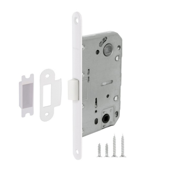 Защелка врезная PLASTIC P96WC-50 WH-19 белый