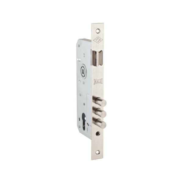 Корпус Kale kilit (Кале килит) врезного замка с защёлкой 152/3MR (45 mm) w/b (никель)