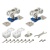 Комплект роликов для раздвижных дверей DIY Comfort 60/4 kit (877) Комплект роликов для раздвижных дверей DIY Comfort 60/4 kit (877)