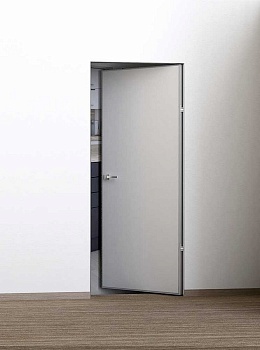 Дверь межкомнатная PX-0 REVERSE Invisible кромка AL мат. с 4-х сторон цвет белый грунт