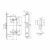 Корпус замка PL85-50 WH (белый)
