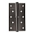Петля Fuaro (Фуаро) съемная IN5430SR-BL GR правая (413/BL-5 125x75x2,5) графит БЛИСТЕР