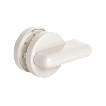 Ручка Ajax (Аякс) поворотная BK6.WC.CABIN PVC WH белый