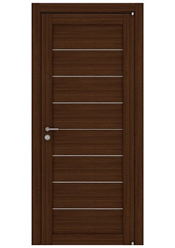 Дверь межкомнатная LIGHT 2125 цвет Орех вельвет