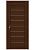Дверь межкомнатная LIGHT 2125 цвет Орех вельвет