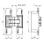 Петля скрытой установки U3D7000 BL (12060UN3D) черный TECH