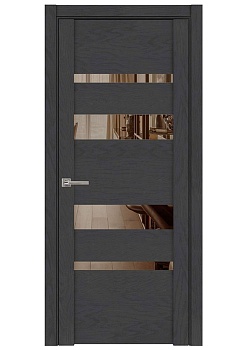 Дверь межкомнатная UniLine 30013 SoftTouch цвет Атрацит Soft touch