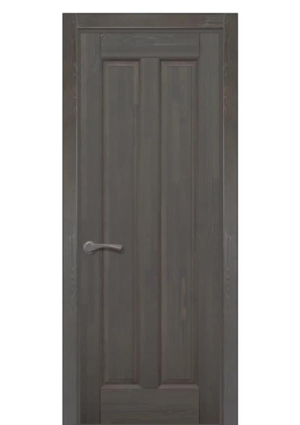 Дверь межкомнатная Соренто Массив сосны тонированный цвет Грис