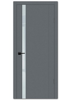 Дверь межкомнатная PSC-10 цвет Графит (Лунный лакобель)