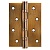 Петля универсальная IN4400U-BL CFB (4BB/BL 100x75x2,5) кофе глянец БЛИСТЕР