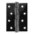 Петля универсальная IN4400U-BL BN (4BB/BL 100x75x2,5) черный глянец БЛИСТЕР