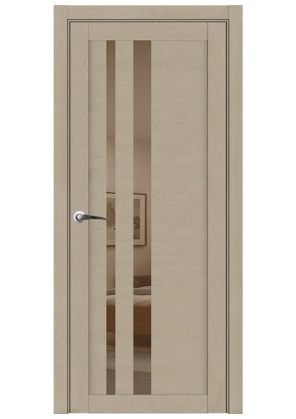 Дверь межкомнатная UniLine 30008 SoftTouch цвет Кремовый Soft touch