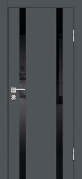 Дверь межкомнатная P-9 цвет Графит матовый