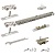 Комплект для раздвижных дверей Comfort - PRO SET 3 /soft close+roller/ 80 (CFA170B)