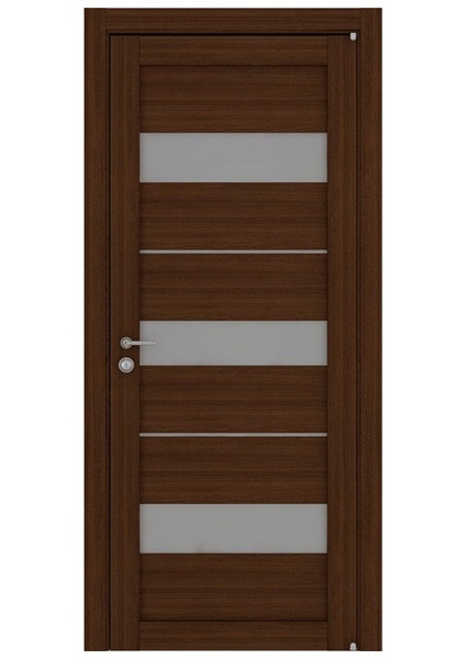 Дверь межкомнатная LIGHT 2126 цвет Орех вельвет