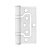 Петля Punto (Пунто) универсальная без врезки IN3200W-HD WH (200-2B/HD 75x2,5) белый
