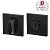 Ручка поворотная WC-BOLT BK6 USS BL-26 Черный