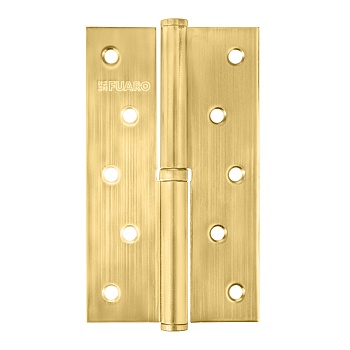 Петля Fuaro (Фуаро) съемная IN5430SR-BL SB правая (413/BL-5 125x75x2,5) мат.золото БЛИСТЕР