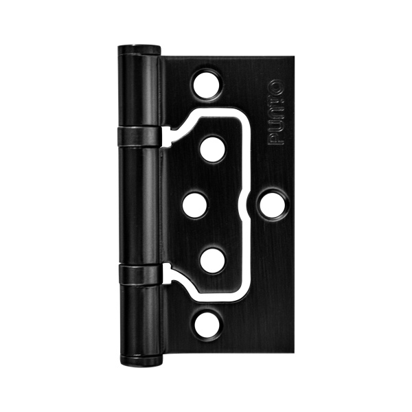 Петля Punto (Пунто) универсальная без врезки IN3200W-HD BL (200-2B/HD 75x2,5) черный