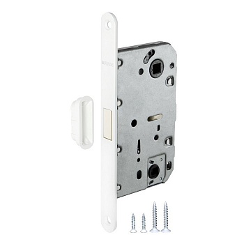 Защелка врезная MAGNET M96WC-50 WH белый (new plate)