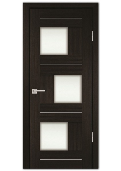 Дверь межкомнатная PS-13 цвет Мокко (Белый сатинат)