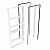 Комплект Armadillo (Армадилло) для обрамления пенала SLD.Comfort-PENAL frame 900/2900 BL