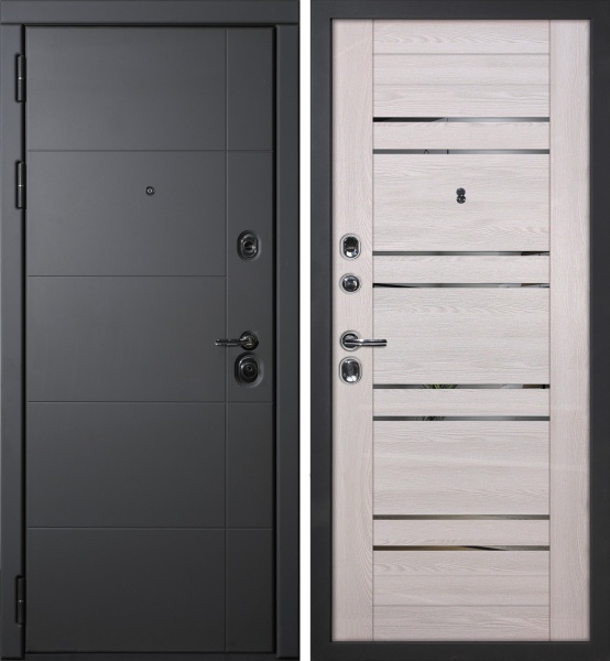 ДМ Э-1 серый муар, Mottura/Kale (ФП-10 серый софт/ PSK-1 nanotex Ривьера крем зеркало) 860 Л