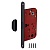 Защелка Fuaro (Фуаро) врезная магнитная MAGNM96WC-50/BL INOX BL-24 черный (блистер)