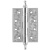 Петля универсальная Castillo CL 500-A4 102x76x3,5 SILVER-925 Серебро 925