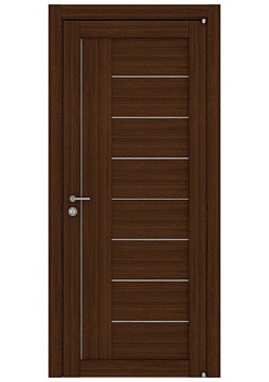 Дверь межкомнатная LIGHT 2110 цвет Орех вельвет