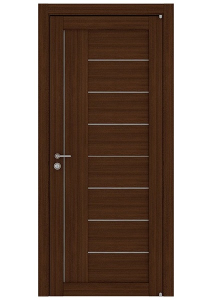 Дверь межкомнатная LIGHT 2110 цвет Орех вельвет
