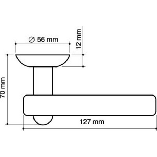 Ручка раздельная MERCURY RM SG/GP-4