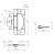 Петля Armadillo (Армадилло) универсальная без врезки IN4300.US MWSC итальянский тисненый