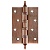 Петля универсальная IN4400UA-BL АС (4BB/A/BL 100x75x2,5) медь БЛИСТЕР