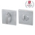 Ручка поворотная WC-BOLT BK6 USS MWSC-33 Итальянский тисненый Ручка поворотная WC-BOLT BK6 USS MWSC-33 Итальянский тисненый