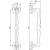 Ручка-скоба PALAZZO PULL SM RB-10 французское золото (1 штука)