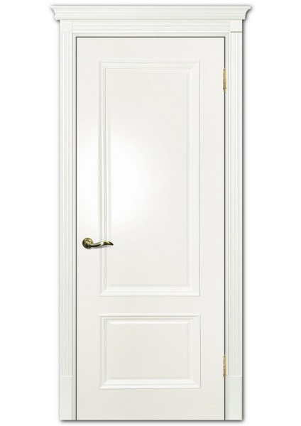 Дверь межкомнатная Смальта 07 цвет Молочный ral 9010