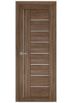 Дверь межкомнатная LIGHT 2110 цвет Серый велюр