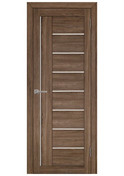 Дверь межкомнатная LIGHT 2110 цвет Серый велюр