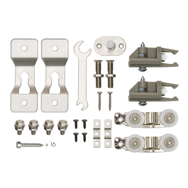 Комплект Armadillo (Армадилло) для раздвижных профильных дверей SLD.Comfort-PRO.SET1.PROF rollers/80